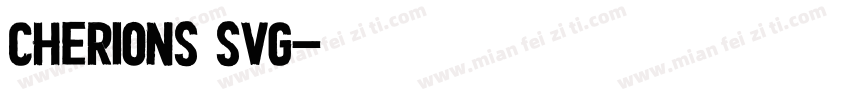 Cherions SVG字体转换